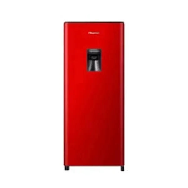 Hisense 177 L Single Door Fridge (Red Finish, H235RRE-WD)