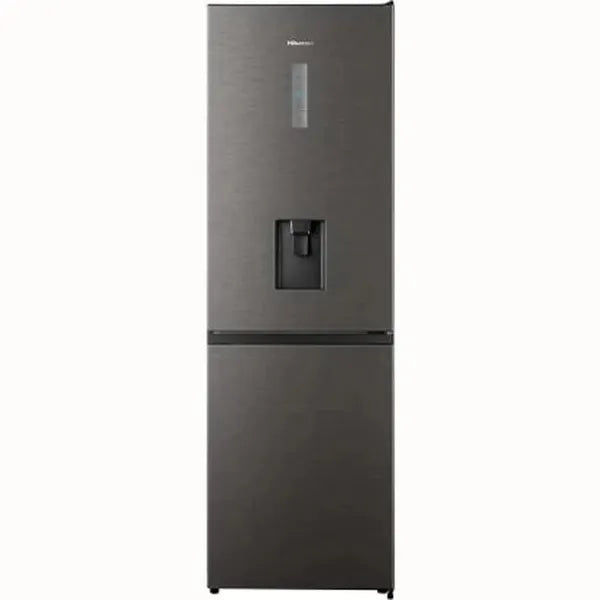 Hisense 298 L Double Door Bottom Mount Fridge (Titanium Inox, H415BITF-WD)