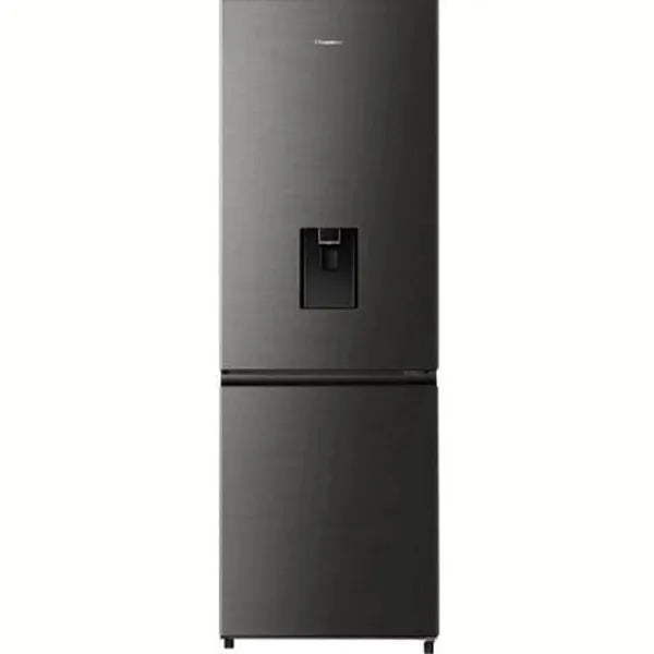 Hisense 323L Double Door Bottom Mount Fridge - Energy Efficient A+ Rated, Water Dispenser, Reversible Door