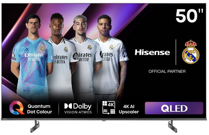 Hisense 50 Inch 4K UHD QLED VIDAA Smart TV