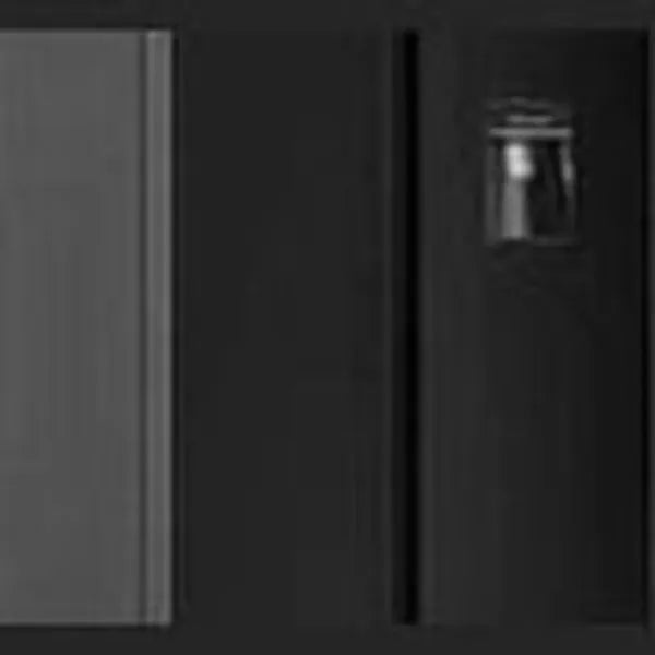 Hisense 514 L Double Door Fridge (Black Glass, H670SMIB-WD)