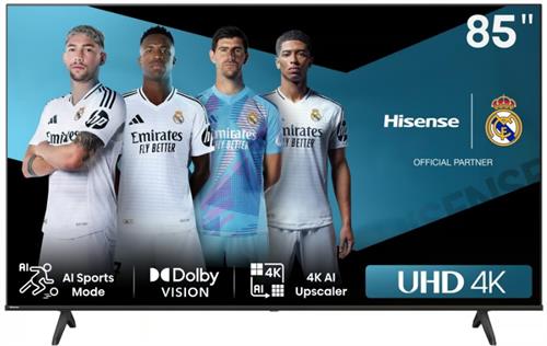 Hisense 85 inch A6N Series Direct LED UHD Smart TV