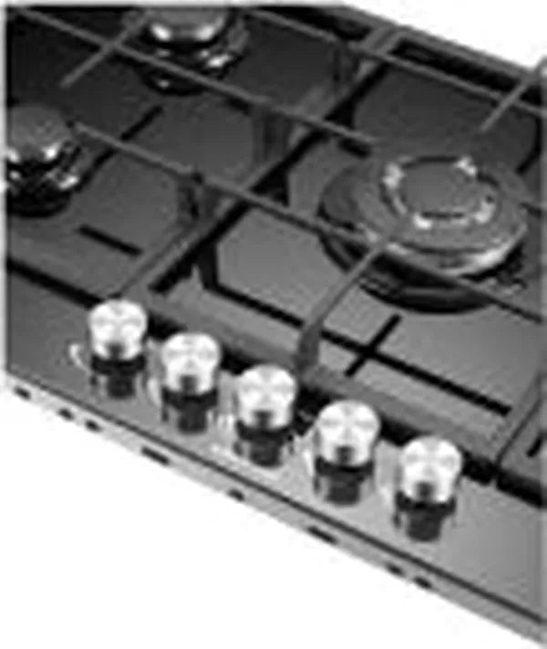 Hisense HHU60GAGR 4-Burner Aluminium Manual Gas Stove with Glass Top and LPG Fuel Type