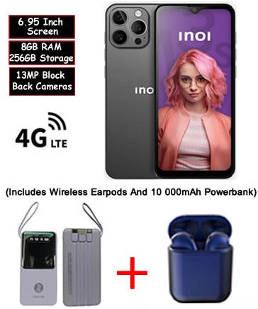 INOI Note 13s 256GB Storage and 8GB RAM Android Smart Phone