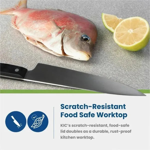 KIC 203 L White Chest Freezer