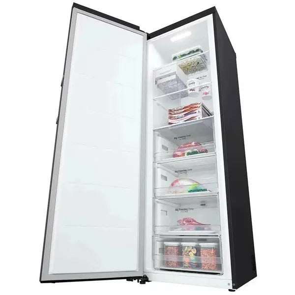LG 324L Matte Black Freezer