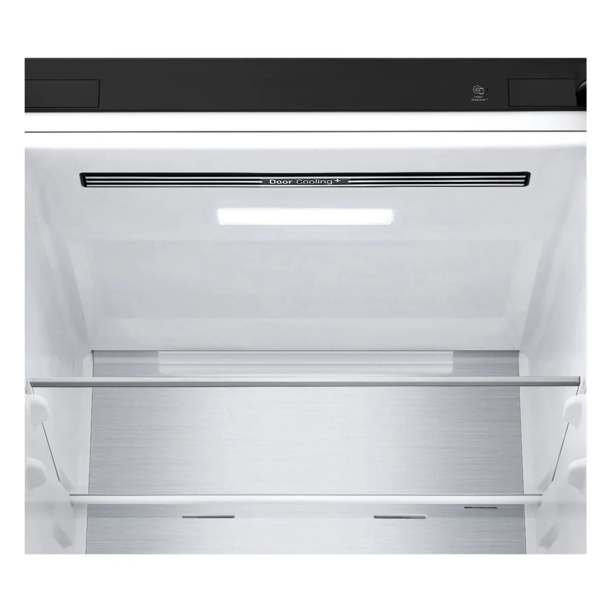 LG 343L Essence Matte Black Combi Fridge - GC-F459FSUW
