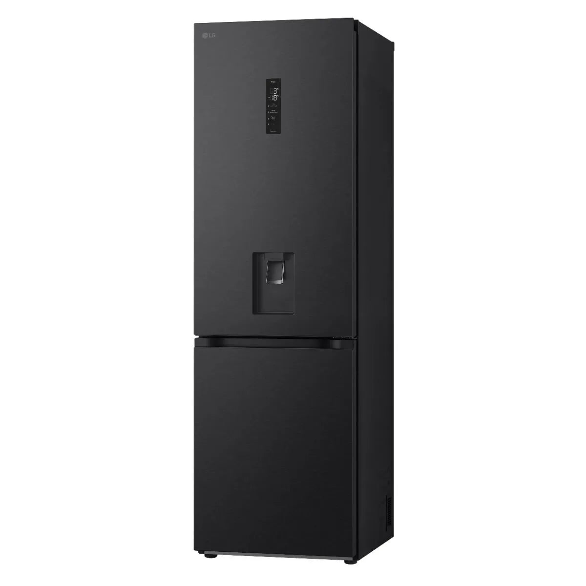 LG 343L Essence Matte Black Combi Fridge - GC-F459FSUW