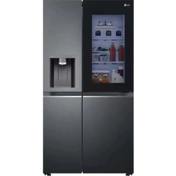 LG 611 L InstaView Door-In-Door Frost-Free Fridge - Matte Black (GC-X257CQFS)