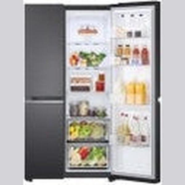 LG 647 L Frost Free Multi-Door Refrigerator with Freezer - Matte Black (GC-B257SQYL)