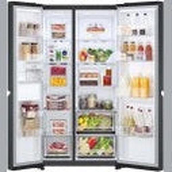 LG 647 L Frost Free Multi-Door Refrigerator with Freezer - Matte Black (GC-B257SQYL)
