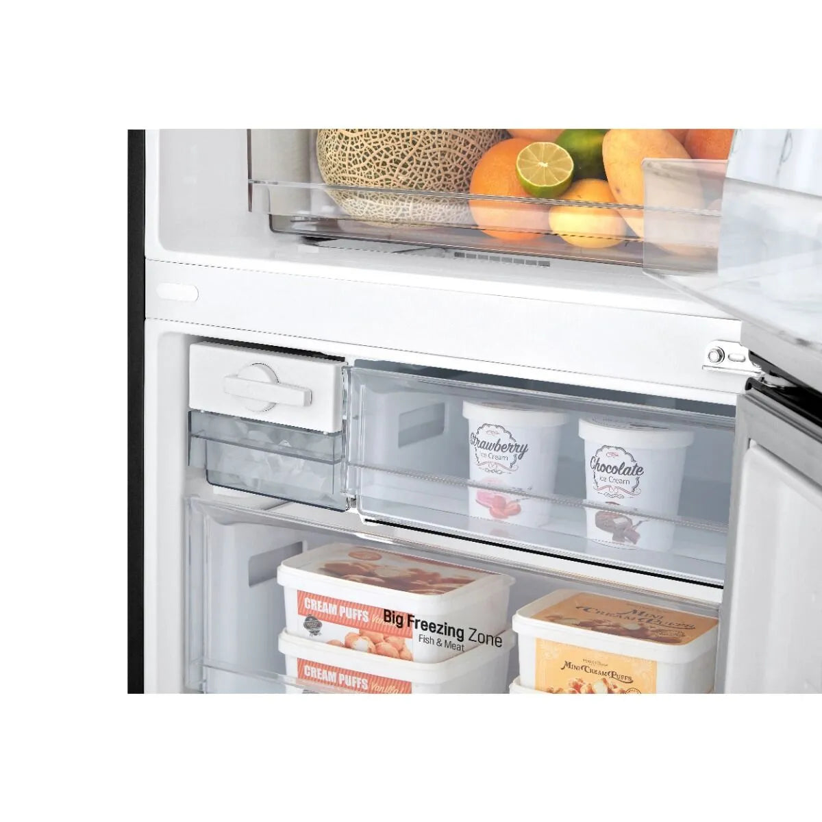 LG Inverter Linear Compressor Combi Fridge Freezer - GC-F569NQHM
