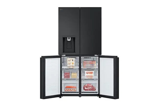 LG 506L Essence Black Steel French Door Fridge - GC-L22FFQPB