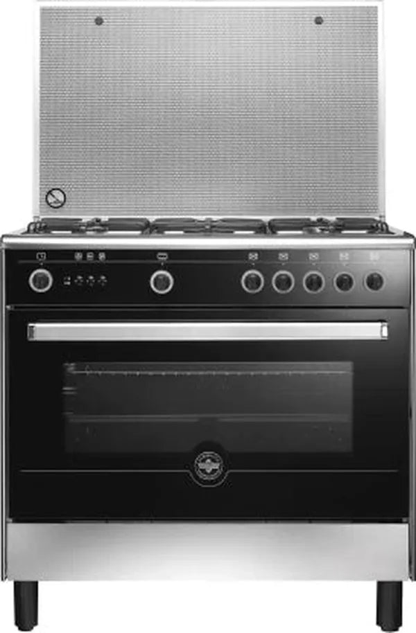 La Germania 90cm Stainless Steel 5-Burner Automatic Gas Stove with Oven and Rotisserie