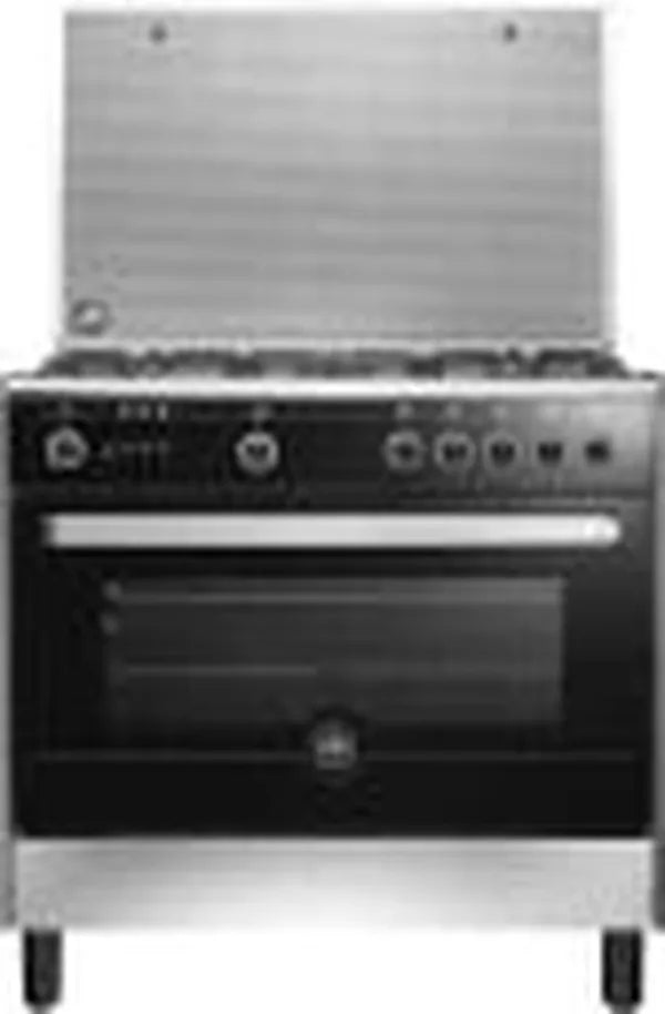 La Germania 90cm Stainless Steel 5-Burner Automatic Gas Stove with Oven and Rotisserie