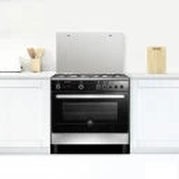 La Germania 90cm Stainless Steel 5-Burner Gas Stove with Fan-Assisted Gas Oven and Rotisserie