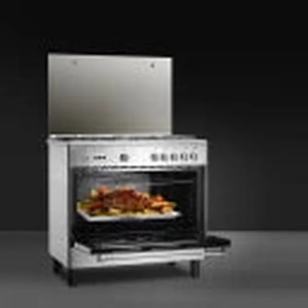 La Germania 90cm Stainless Steel 5-Burner Gas Stove with Fan-Assisted Oven - Model 9D10GUB1X0ACH