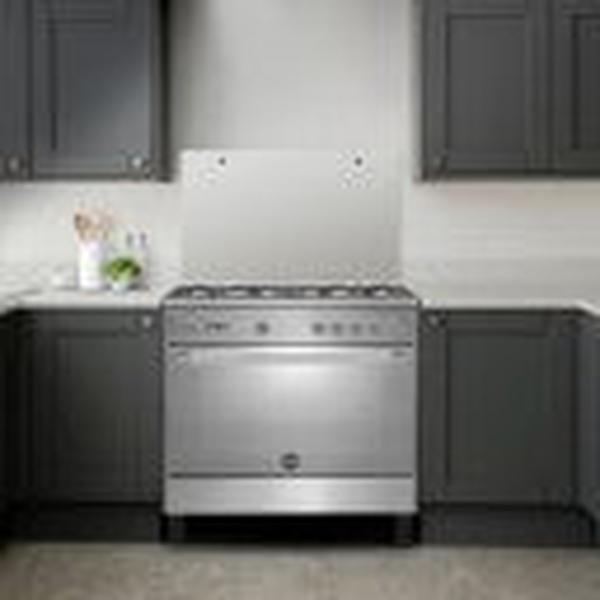 La Germania 90cm Stainless Steel 5-Burner Gas Stove with Fan-Assisted Oven - Model 9D10GUB1X0ACH