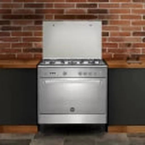 La Germania 90cm Stainless Steel 5-Burner Gas Stove with Fan-Assisted Oven - Model 9D10GUB1X0ACH