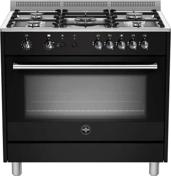 La Germania 90cm Stainless Steel 5-Burner Gas Stove with Oven - RUS95C81DNE - Perfect for Home Cooking
