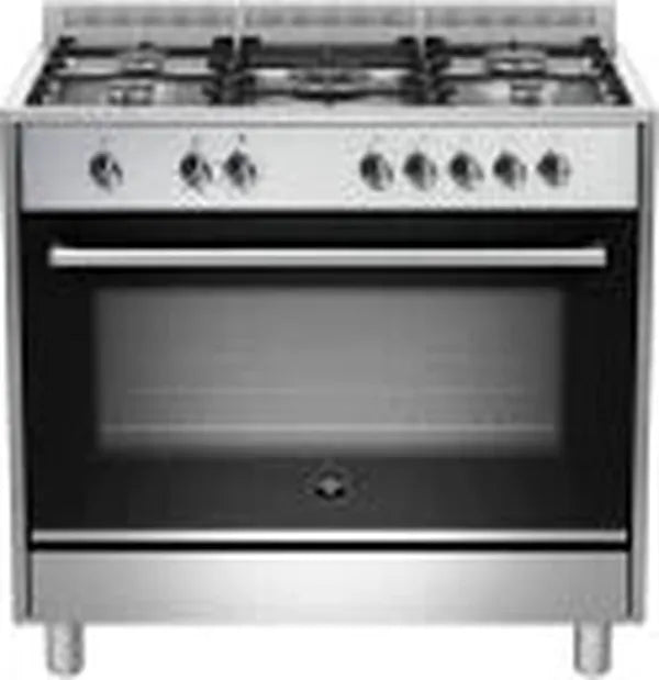 La Germania RUS95C61LDX 90cm Stainless Steel 5-Burner Automatic Gas Stove with 142L Electric Oven