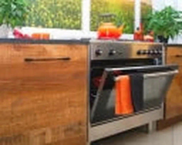 La Germania RUS95C61LDXCI 90cm Stainless Steel 5-Burner Manual Gas Stove with 142L Electric Oven