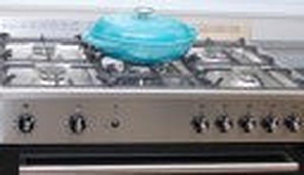 La Germania RUS95C61LDXCI 90cm Stainless Steel 5-Burner Manual Gas Stove with 142L Electric Oven