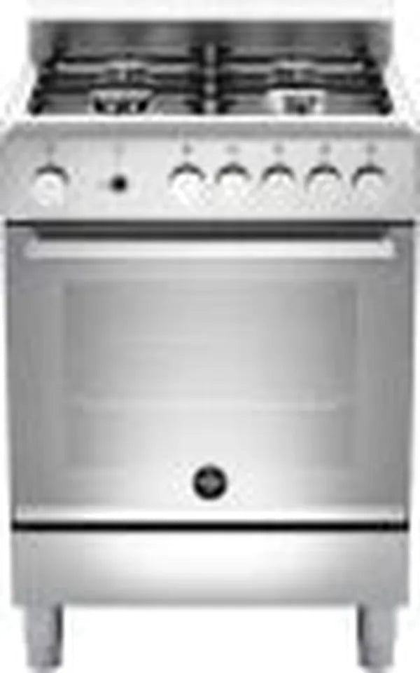 La Germania TU64031DXS 60cm Stainless Steel Freestanding 4-Burner Gas Stove with Oven and Grill - 69L Capacity, A+ Energy Rating