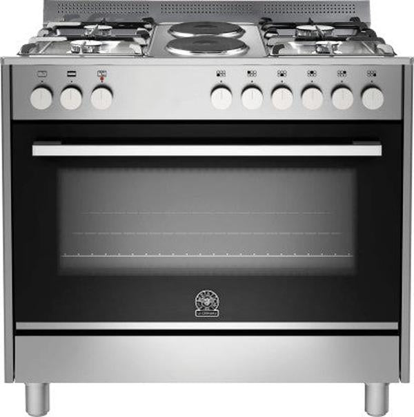 La Germania TUS98261LDX 90cm Stainless Steel Gas Stove with 142L Electric Oven - Enhanced Cooking Experience
