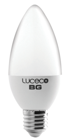 Luceco E14 Candle 3W Warm White 2 Pack LED 200 Lumens