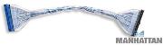 Manhattan 10 Inch ATA 100 Round flat Cable