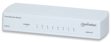 Manhattan 8 Port Fast Ethernet Switch