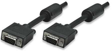 Manhattan Black 7.5m  SVGA Monitor Cable