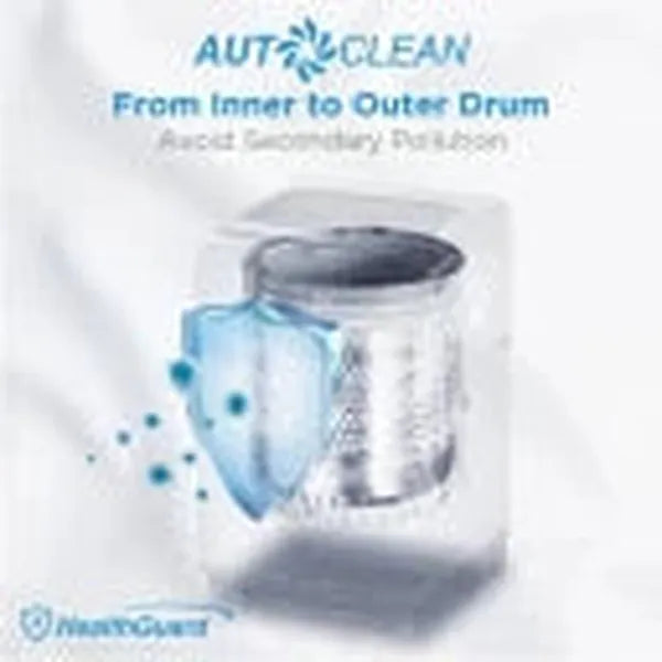 Midea MA200W105/G 10.5 kg Silver Top Loader Washing Machine with 8 Wash Programs