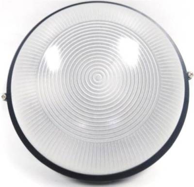 Noble Black Pays Round Bulkhead Light Fitting Large