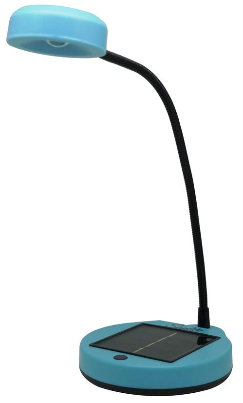 Noble Blue SunLite Solar Powered Tabletop Lamp