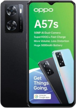 Oppo A57s Smartphone: 128 GB Storage, 4 GB RAM, Starry Black - Enhanced Performance & Stunning Display