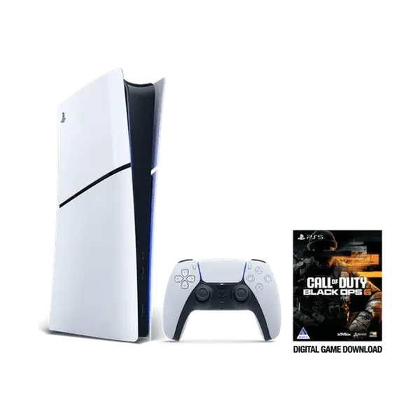 PS5 Slim Digital + Call of Duty: Black Ops 6 (Voucher) Bundle
