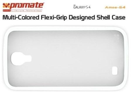 Promate White Amos Samsung Galaxy S4 Shell Case