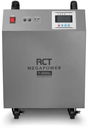 RCT MEGAPOWER 2KVA/2000W INVERTER TROLLEY WITH 2 X 100AH BATTERIES Pure Sine Wave Inverter (With Battery)