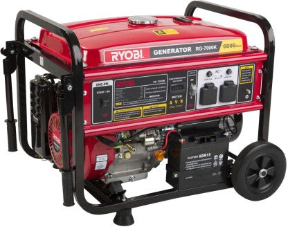 Ryobi Rg-7000K 6.5Kva 6000 W 12 V Battery Generator