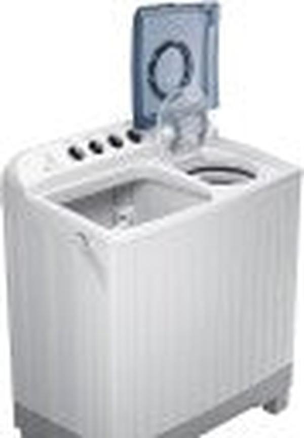Samsung 14kg WT14J4200MB Twin Tub Washing Machine - Grey, with EZ Wash Tray and Air Turbo Spin
