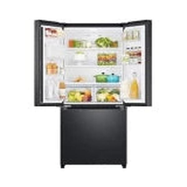 Samsung 470 L Frost Free Triple Door Bottom Mount Fridge (Gentle Black, RF49A5202B1/FA)