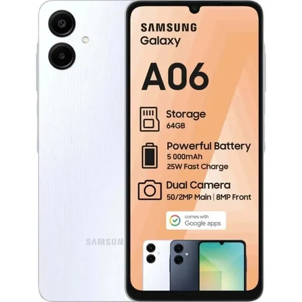 Samsung 64GB | Galaxy A06 4G DS | Blue (Blue, 64 GB) (4 GB RAM)