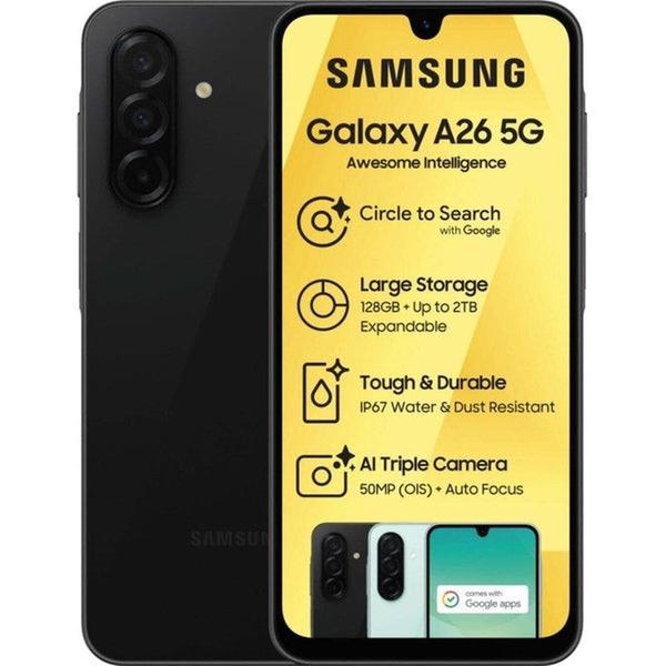 Samsung Galaxy A26 5G (Black, 128 GB) (6 GB RAM)