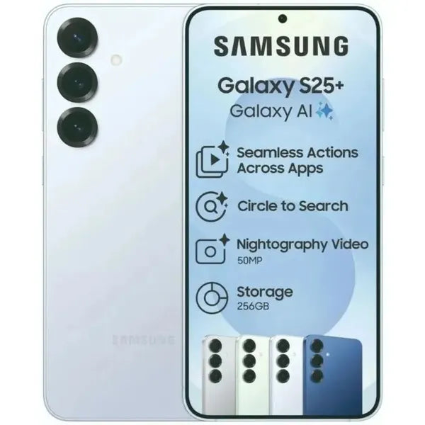 Samsung Galaxy S25+ 256GB Icyblue - SM-S936BLBIAFA