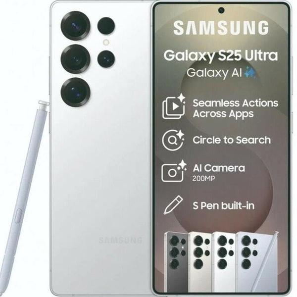Samsung Galaxy S25 Ultra 256GB Titanium White Silver - SM-S938BZSIAFA