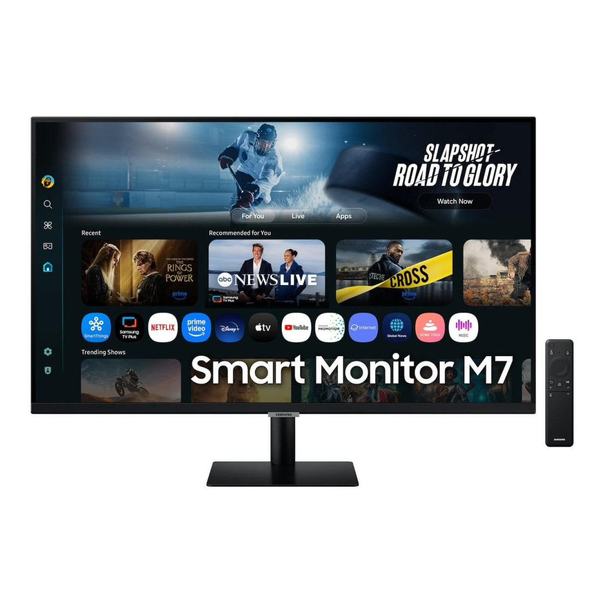 Samsung M7 M70F 32-inch 3840 x 2160p 4K UHD 16:9 60Hz 4ms LED VA AI Smart Monitor LS32FM700UAXXA