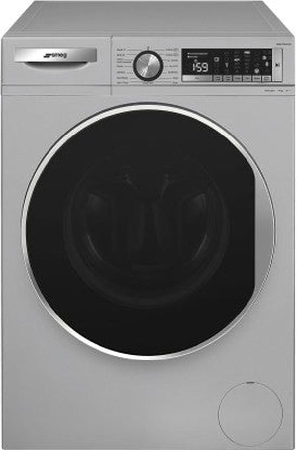 Smeg 9kg Freestanding Front Load Washing Machine with 1400 RPM Spin Speed - Silver