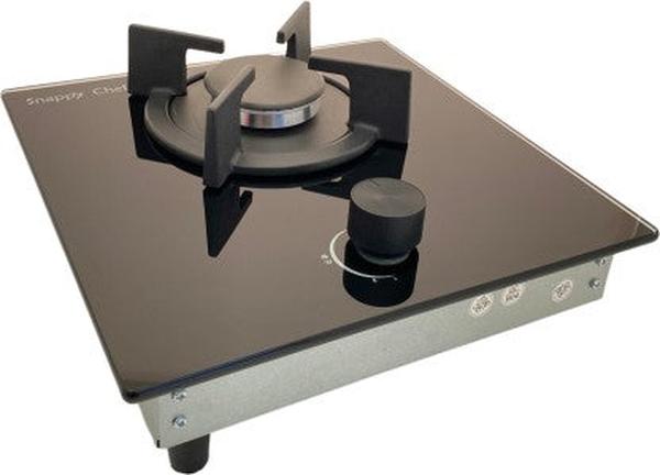 Snappy Chef SCG004 Steel Automatic Gas Stove - Portable 1-Burner LPG Cooktop